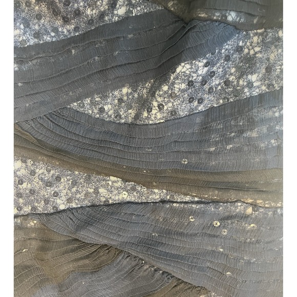 Vtg Mini Tadashi Shoji Silk Sleeveless Cocktail Dress 4 Sexy‎ Party Travel - Picture 3 of 14